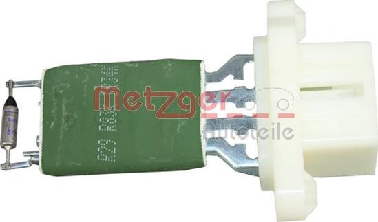Metzger 0917029 - Съпротивление, вентилатор за вътрешно пространство vvparts.bg