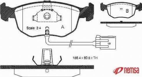 Metzger 1170738 - Комплект спирачно феродо, дискови спирачки vvparts.bg