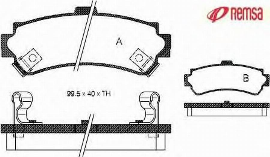 Metzger 060702 - Комплект спирачно феродо, дискови спирачки vvparts.bg