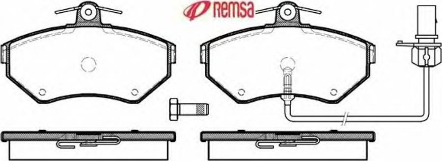 Metzger 0631.12 - Комплект спирачно феродо, дискови спирачки vvparts.bg