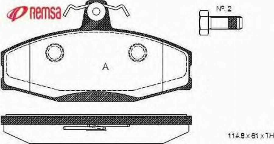 Metzger 062020 - Комплект спирачно феродо, дискови спирачки vvparts.bg