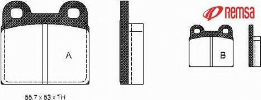 Metzger 000700 - Комплект спирачно феродо, дискови спирачки vvparts.bg