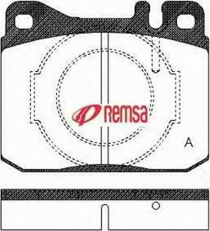 Metzger 001040 - Комплект спирачно феродо, дискови спирачки vvparts.bg