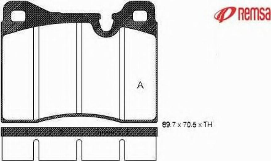 Metzger 001130 - Комплект спирачно феродо, дискови спирачки vvparts.bg