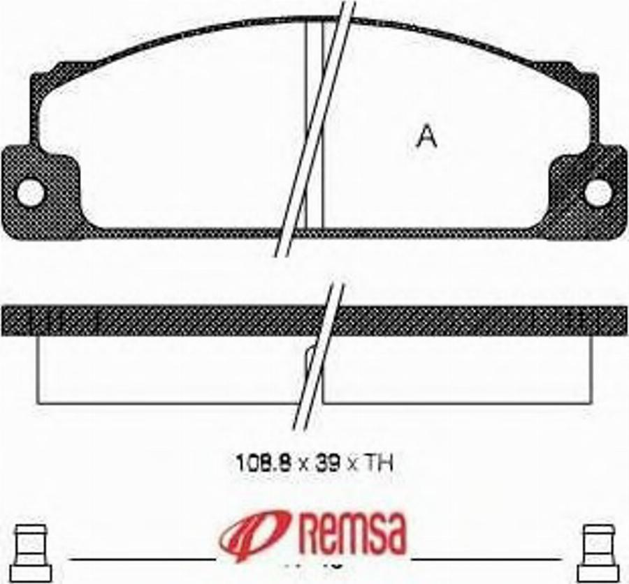 Metzger 002202 - Комплект спирачно феродо, дискови спирачки vvparts.bg