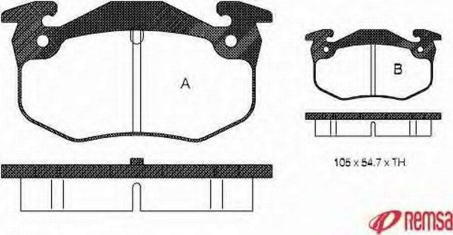 Metzger 014450 - Комплект спирачно феродо, дискови спирачки vvparts.bg