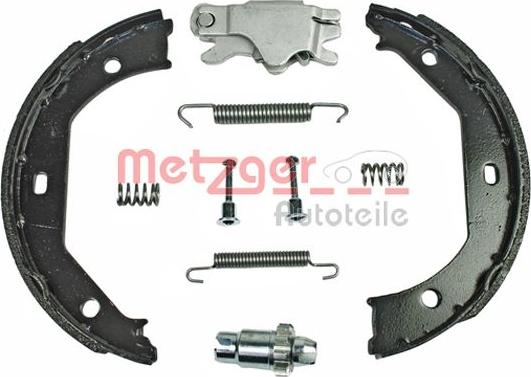 Metzger 0152005 - Комплект спирачна челюст, ръчна спирачка vvparts.bg