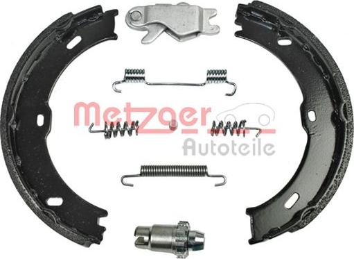 Metzger 0152008 - Комплект спирачна челюст, ръчна спирачка vvparts.bg