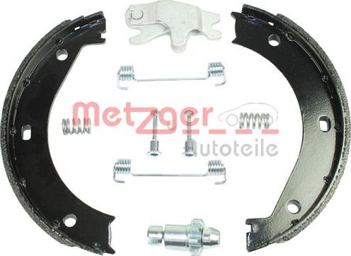 Metzger 0152003 - Комплект спирачна челюст, ръчна спирачка vvparts.bg