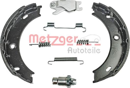 Metzger 0152007 - Комплект спирачна челюст, ръчна спирачка vvparts.bg