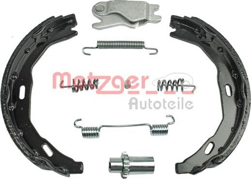 Metzger 0152014 - Комплект спирачна челюст, ръчна спирачка vvparts.bg