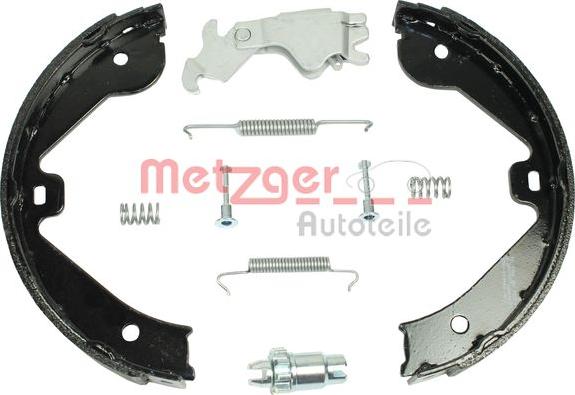 Metzger 0152026 - Комплект спирачна челюст, ръчна спирачка vvparts.bg