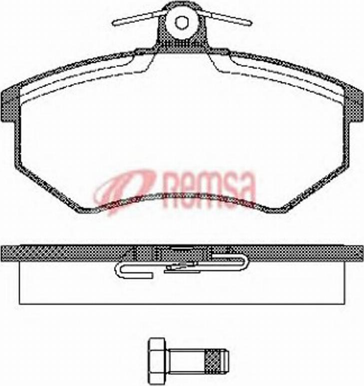 Metzger 0134.00 - Комплект спирачно феродо, дискови спирачки vvparts.bg