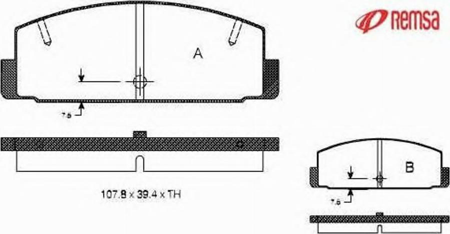 Metzger 017910 - Комплект спирачно феродо, дискови спирачки vvparts.bg