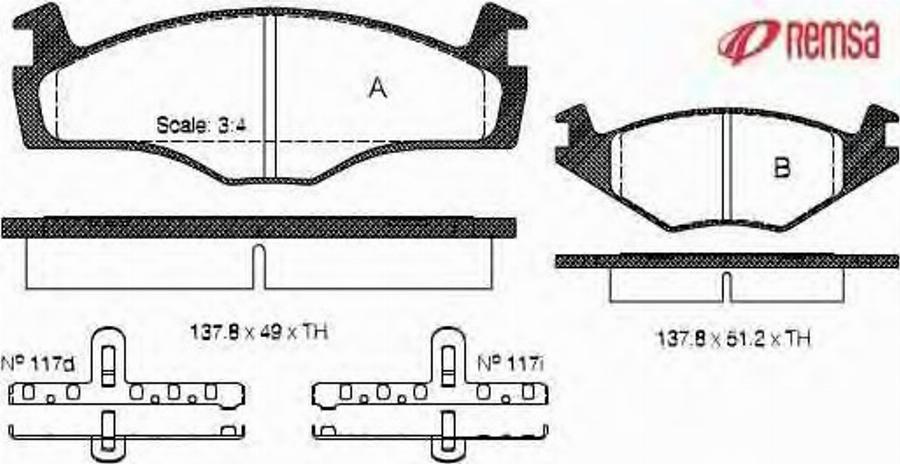 Metzger 0171.00 - Комплект спирачно феродо, дискови спирачки vvparts.bg