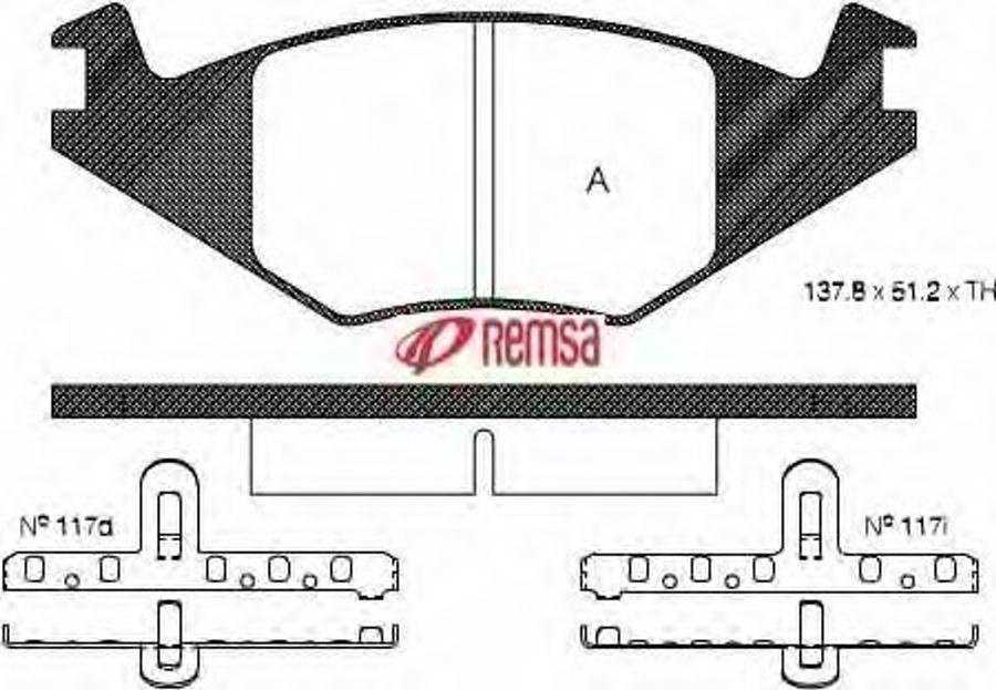 Metzger 0171.20 - Комплект спирачно феродо, дискови спирачки vvparts.bg