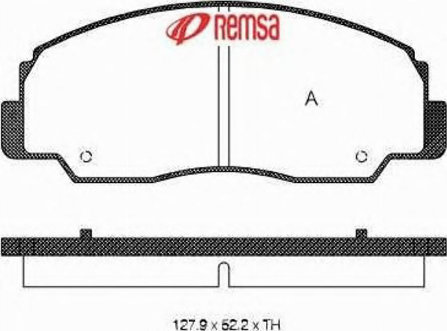 Metzger 017820 - Комплект спирачно феродо, дискови спирачки vvparts.bg