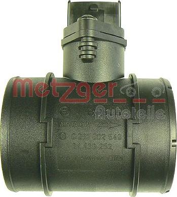 Metzger 0890188 - Въздухомер-измерител на масата на въздуха vvparts.bg