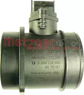 Metzger 0890187 - Въздухомер-измерител на масата на въздуха vvparts.bg