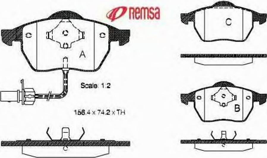 Metzger 0390.11 - Комплект спирачно феродо, дискови спирачки vvparts.bg