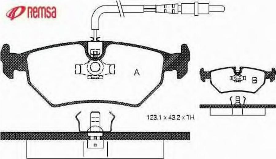 Metzger 026532 - Комплект спирачно феродо, дискови спирачки vvparts.bg