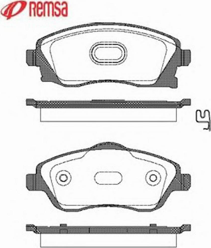 Metzger 077412 - Комплект спирачно феродо, дискови спирачки vvparts.bg