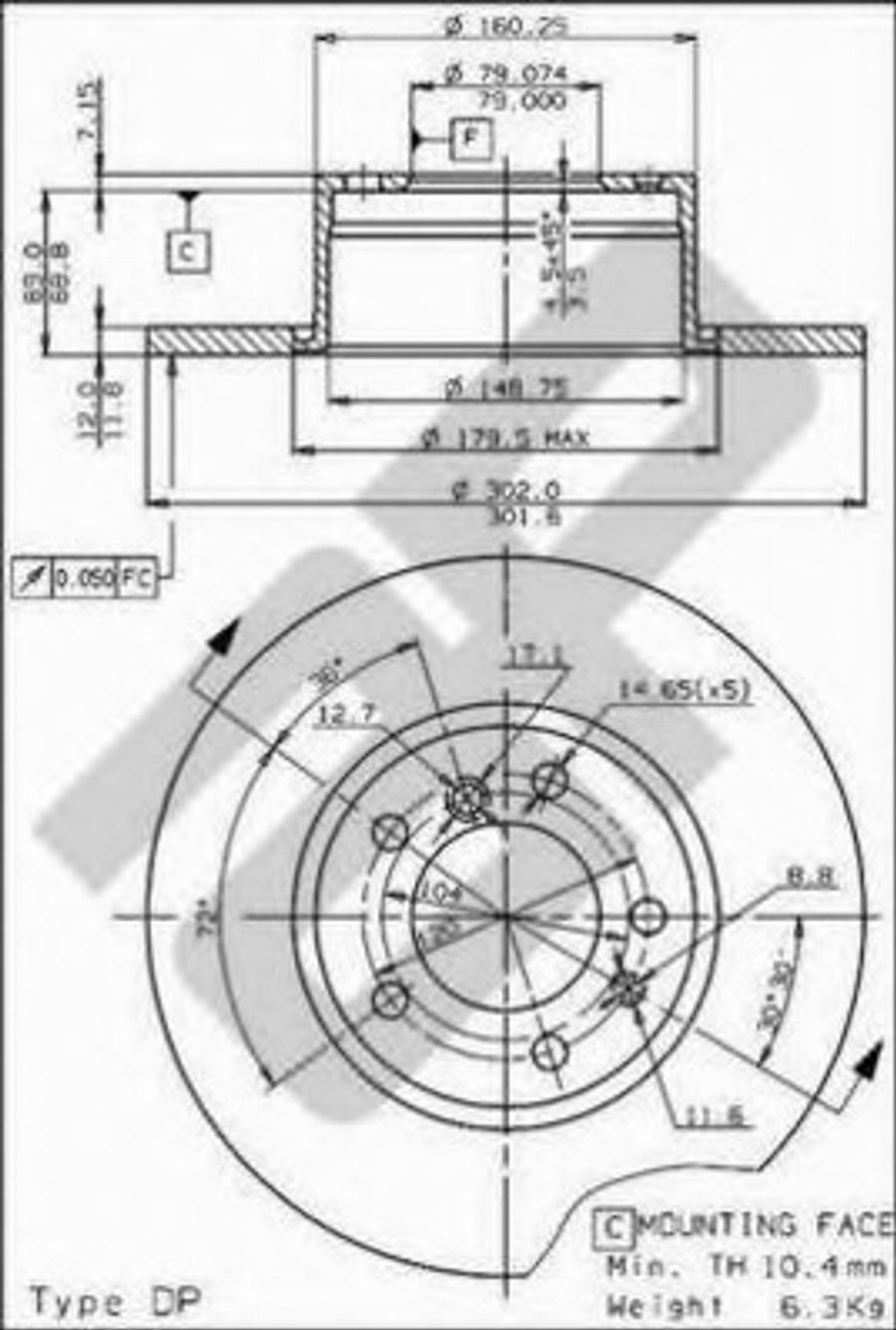 Metzger 14221 - Спирачен диск vvparts.bg