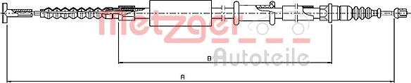 Metzger 1651.20 - Жило, ръчна спирачка vvparts.bg