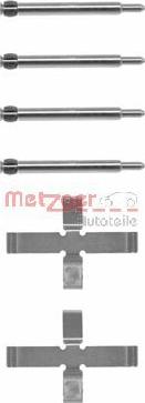 Metzger 109-0980 - Комплект принадлежности, дискови накладки vvparts.bg