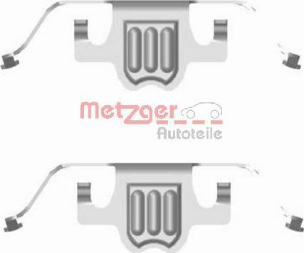 Metzger 109-1695 - Комплект принадлежности, дискови накладки vvparts.bg