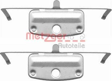 Metzger 109-1644 - Комплект принадлежности, дискови накладки vvparts.bg