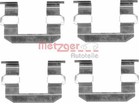 Metzger 109-1645 - Комплект принадлежности, дискови накладки vvparts.bg