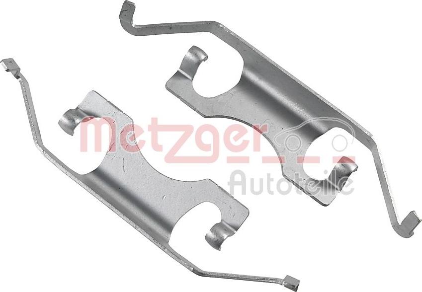 Metzger 109-1640 - Комплект принадлежности, дискови накладки vvparts.bg