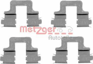 Metzger 109-1606 - Комплект принадлежности, дискови накладки vvparts.bg