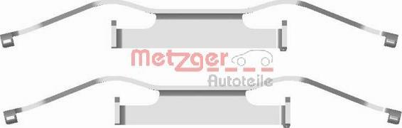 Metzger 109-1680 - Комплект принадлежности, дискови накладки vvparts.bg