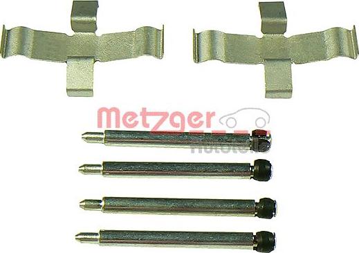 Metzger 109-1040 - Комплект принадлежности, дискови накладки vvparts.bg