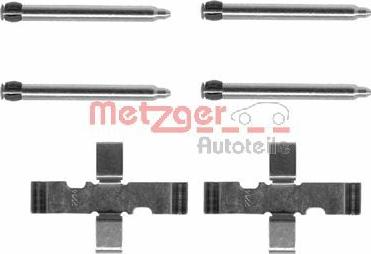 Metzger 109-1101 - Комплект принадлежности, дискови накладки vvparts.bg