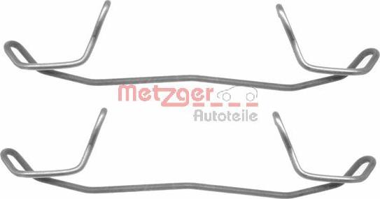 Metzger 109-1123 - Комплект принадлежности, дискови накладки vvparts.bg