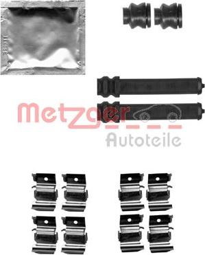 Metzger 109-1855 - Комплект принадлежности, дискови накладки vvparts.bg