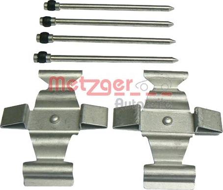 Metzger 109-1804 - Комплект принадлежности, дискови накладки vvparts.bg