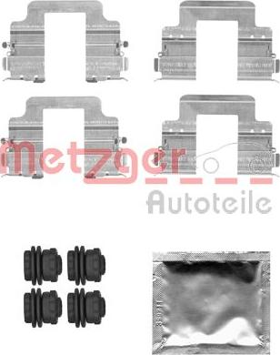 Metzger 109-1822 - Комплект принадлежности, дискови накладки vvparts.bg