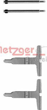 Metzger 109-1217 - Комплект принадлежности, дискови накладки vvparts.bg