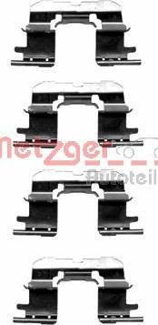 Metzger 109-1227 - Комплект принадлежности, дискови накладки vvparts.bg