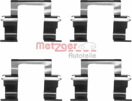Metzger 109-1274 - Комплект принадлежности, дискови накладки vvparts.bg
