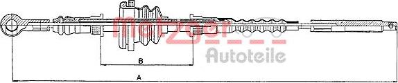 Metzger 10.9846 - Жило, ръчна спирачка vvparts.bg