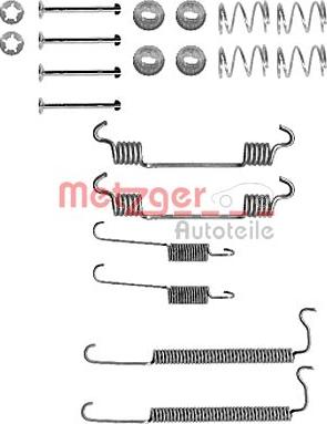 Metzger 105-0849 - Комплект принадлежности, спирани челюсти vvparts.bg