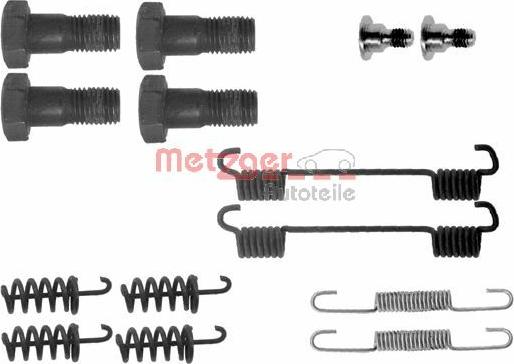 Metzger 105-0867 - Комплект принадлежности, челюсти за ръчна спирачка vvparts.bg