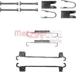 Metzger 105-0875 - Комплект принадлежности, челюсти за ръчна спирачка vvparts.bg