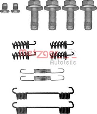 Metzger 105-0878 - Комплект принадлежности, челюсти за ръчна спирачка vvparts.bg