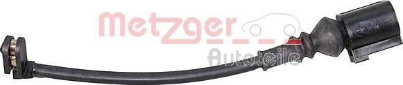 Metzger 1190391 - Предупредителен контактен сензор, износване на накладките vvparts.bg